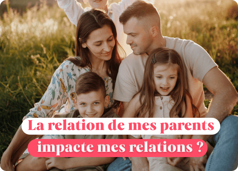 Une famille de quatre personnes unie
