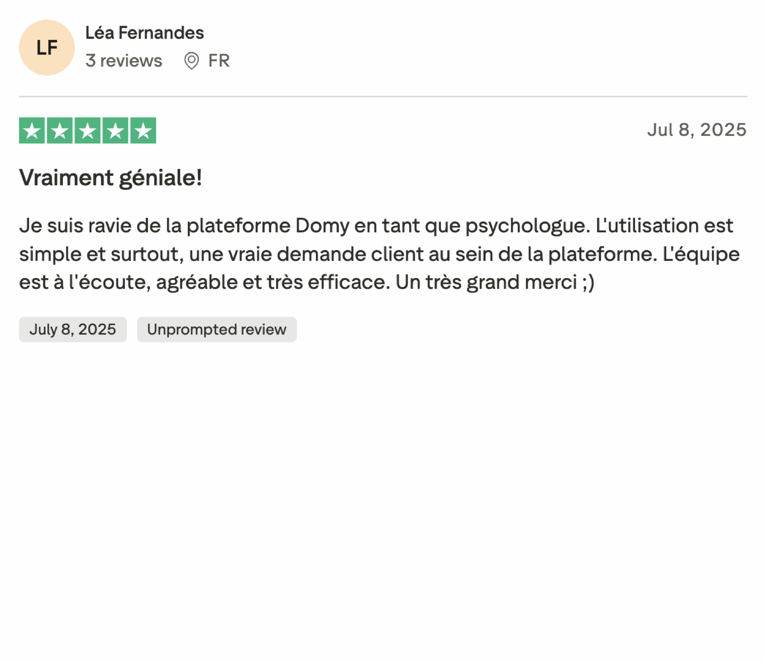 logiciel psychologue domy