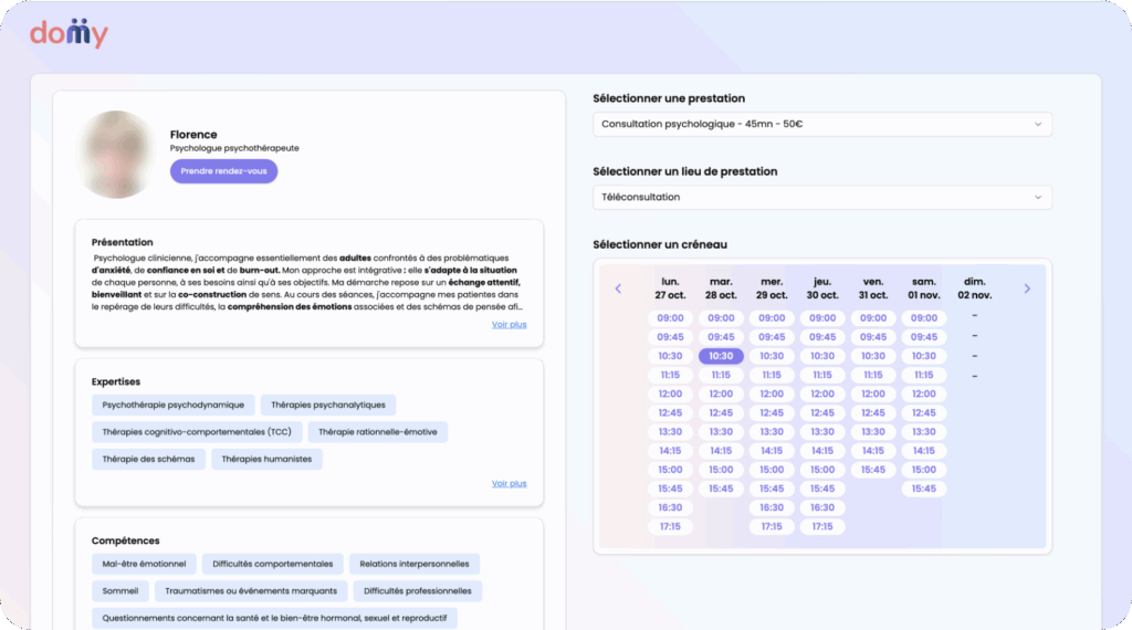 logiciel pour psychologue